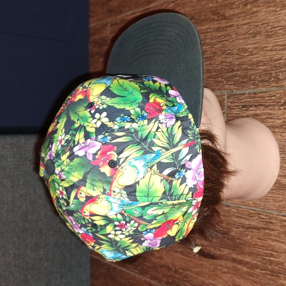 Yea.Nice Parrots Multicolor Adjustable Snapback Hat Cap OS - Picture 6 of 9
